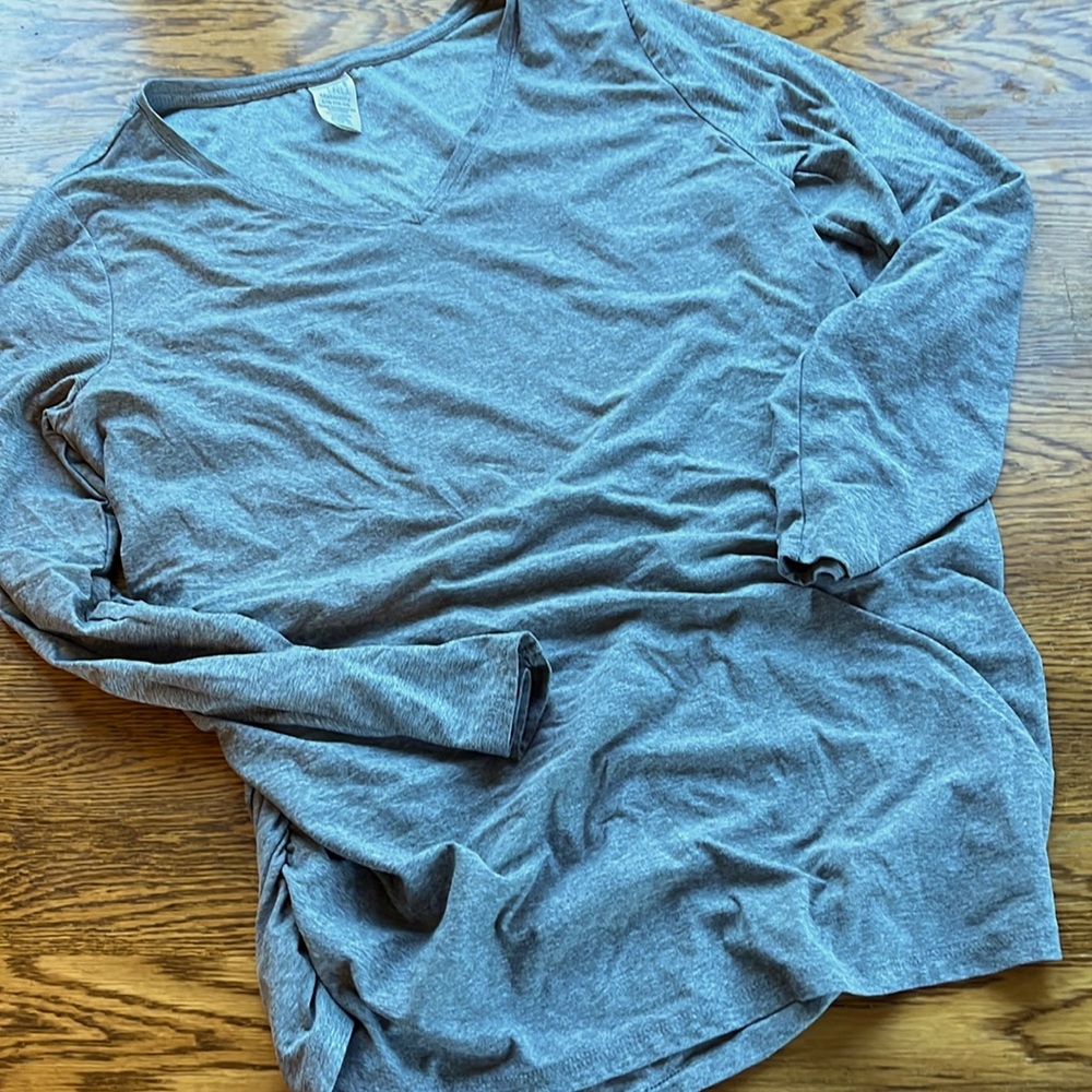Grey v neck